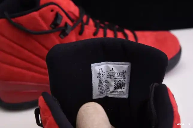 Rep MAX Air Reverse Flu Jordan Game 12 Retro CT8013-602 0511
